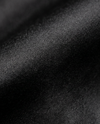 Bias Satin Midi Skirt in Black, smooth satin sheen close-up