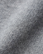 Classic Crewneck Cardigan, Grey, fabric