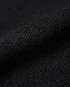 Fine Knit Mock Neck, Black, photo