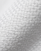 Oversized Poplin Shirtdress in White, textured basket weave close-up