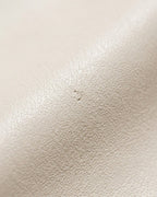 Balloon Blouson in Beige, soft grained surface close-up